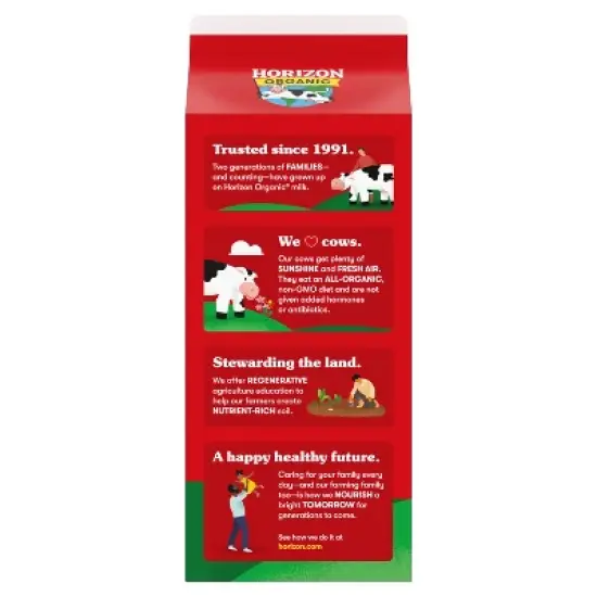 Horizon Organic High Vitamin D Milk image {2}