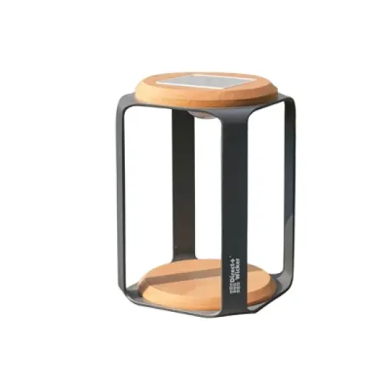 Moda Furnishings Solar Powered Integrated LED Outdoor Lantern image {3}
