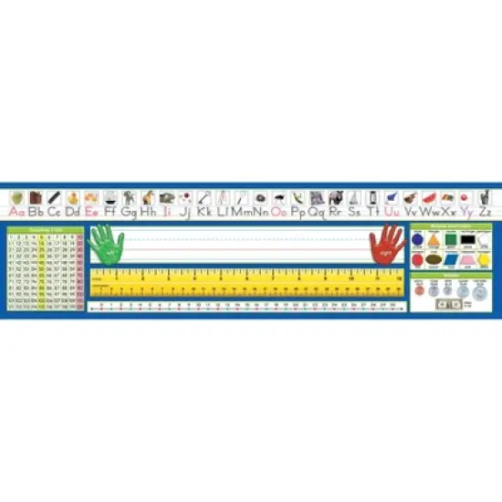 North Star Teacher Resources Primary Traditional Manuscript Counting 1-120 Desk Plates, Pack of 36 image {3}
