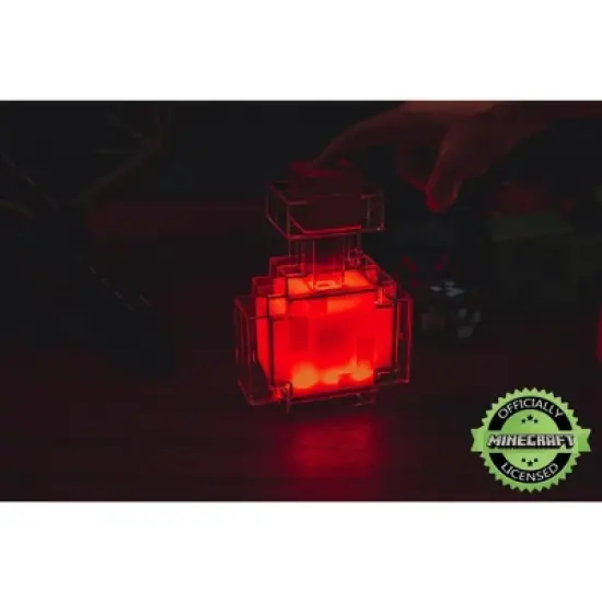 Ukonic Minecraft Potion Bottle Color-Changing LED Desk Lamp | 7 Inch Night Light image {1}