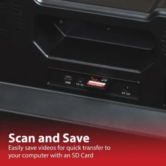 Magnasonic Super 8/8mm Film Scanner, Converts 3", 5" and 7" Super 8/8mm Movie Reels into Digital Video(FS81) image {4}