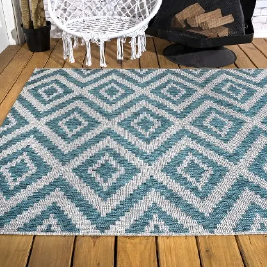 Sintra Diamond  Indoor/Outdoor Area Rug - JONATHAN Y image {5}