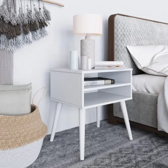 Valence Mid Century Modern Nightstand - Eco Dream image {5}