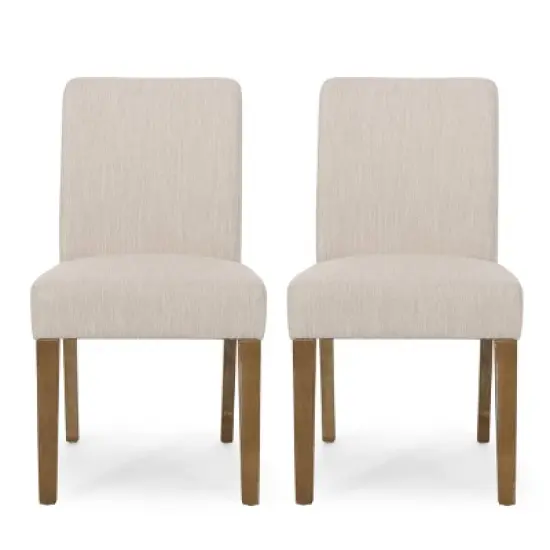 Set of 2 Kuna Contemporary Upholstered Dining Chairs - Christopher Knight Home image {5}