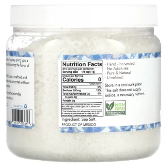 Kevala Sea Salt, Medium Grain, 1.8 lb (816 g) image {1}