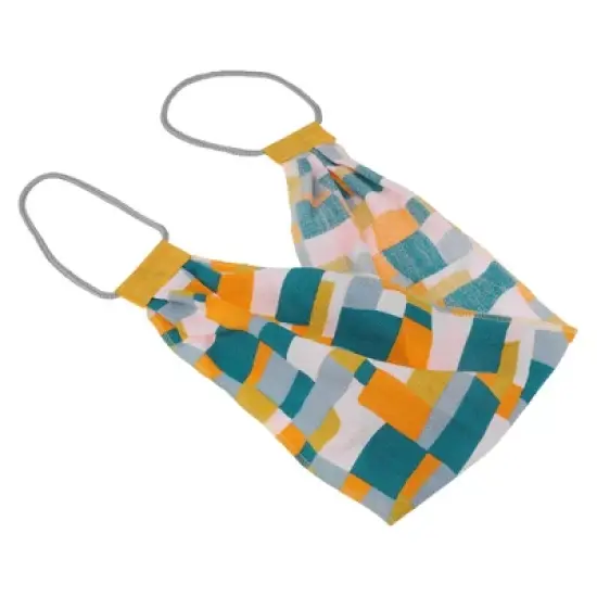 Unique Bargains Plaid Body Scrub Towel 1 Pc image {8}