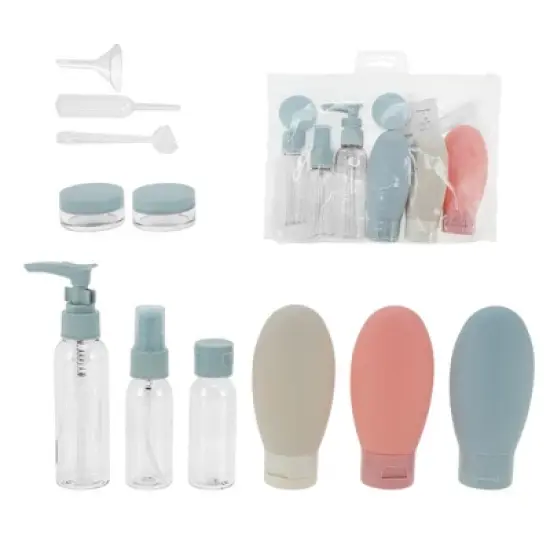 Unique Bargains Portable Travel Container Set 12 Pcs image {6}