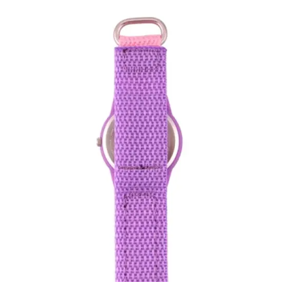 Girls' Disney Minnie Mouse Purple Plastic Time Teacher Watch - Pink image {2}