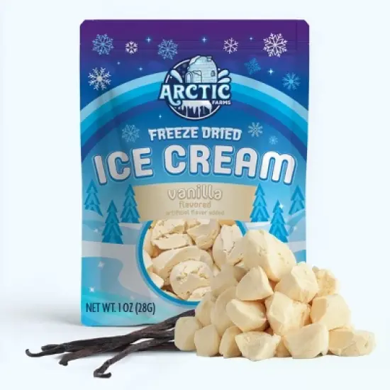 Arctic Farms Freeze Dried Ice Cream That Does Not Melt (Bits) (Vanilla) image {6}