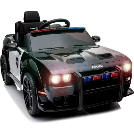Kids Electric Car | Licensed Dodge Challenger Ride-On 12V Battery-Powered Vehicle with Remote, LED Lights, Bluetooth, MP3 for Boys and Girls image {10}