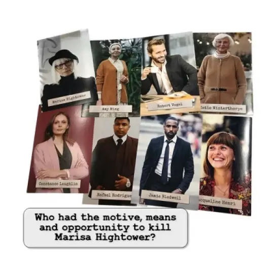 University Games Murder Mystery Party Case Files: Mile-High Murder Board Game image {7}