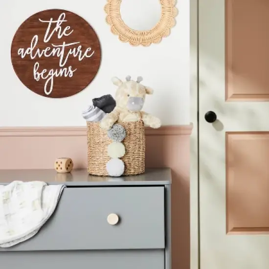 Small Paper Rope Decorative Basket Neutrals - Cloud Island&trade; image {1}