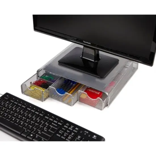 Mind Reader PC/Laptop/iMac Monitor Stand Silver image {2}