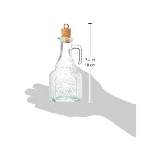 Bormioli Rocco Country Home Helios Oil Bottle, 8-Ounce,8.5 oz. image {3}