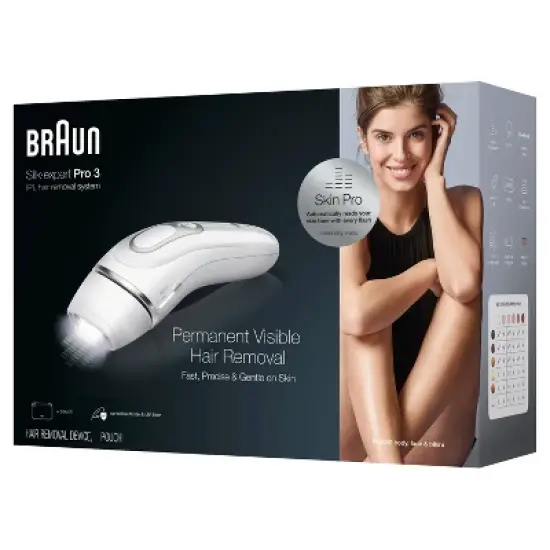 Braun Silk-Expert Pro 3 PL3020 IPL Permanent Hair Removal System - 3ct image {4}