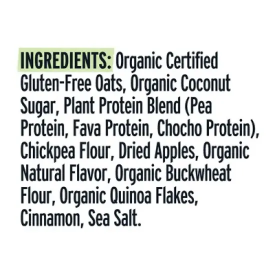 purely elizabeth. Apple Harvest Crumble Protein Oatmeal - 8.3oz/5ct image {3}