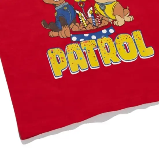 Nickelodeon Paw Patrol Rubble Marshall Skye Graphic T-Shirt Red  Toddler image {3}
