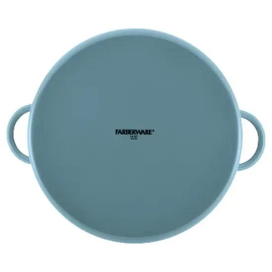 Farberware 16qt Porcelain Enamel Covered Stock Pot Aqua image {3}