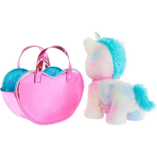 Barbie Chef Pet Adventure Stuffed Animal, Unicorn Toys, Plush with Purse and 5 Accessories image {4}