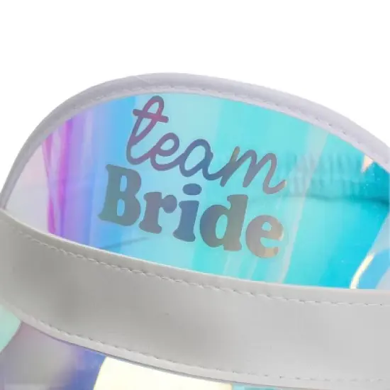 Packed Party Team Bride 4-Pack Holographic Visors image {3}