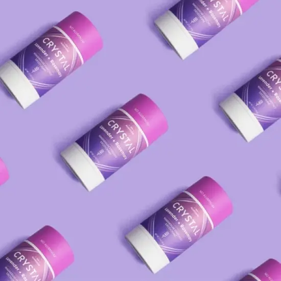 Crystal Magnesium Enriched Solid Deodorant Lavender + Rosemary - 2.5oz image {2}
