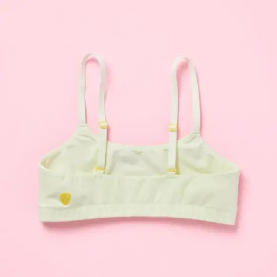 Yellowberry Girls' Super Soft Cotton First Training Bra with Convertible Straps image {1}