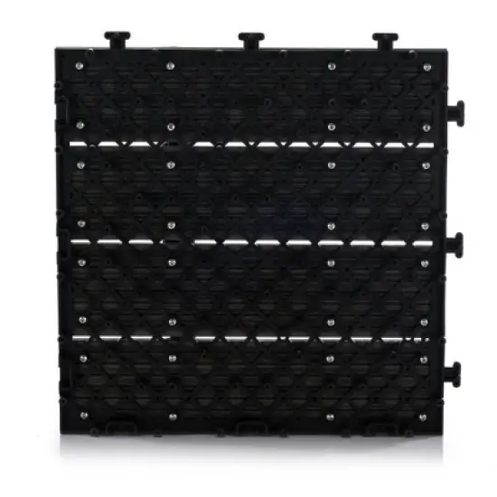 Courtyard Casual WPC Gray Deck Tile, 9 pc Set image {6}