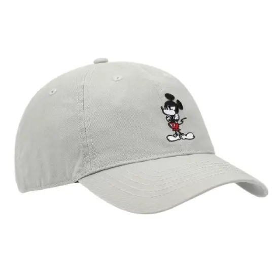 Disney Mickey Mouse White Unstructured Baseball Cap image {2}