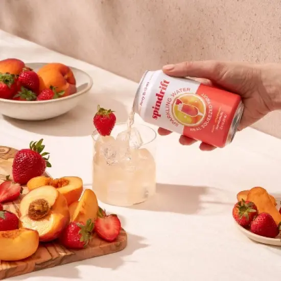 Spindrift Berry Belli-No Sparkling Water - 8pk/12 fl oz Cans image {4}