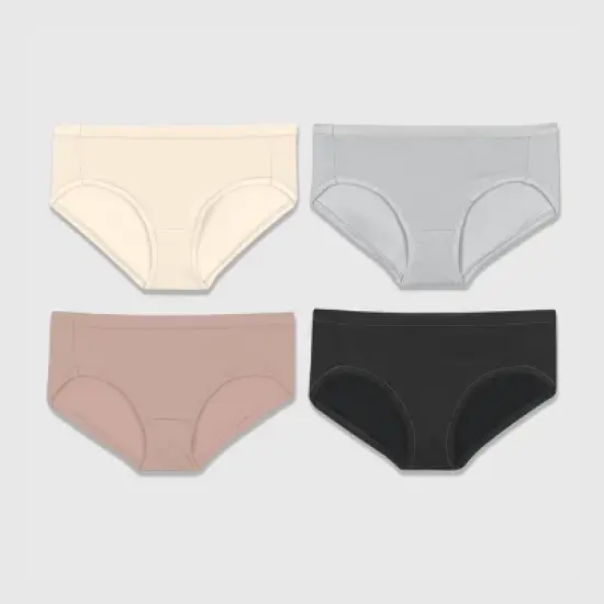 Hanes Premium Women's 4pk Microfiber Basic Hipster Underwear Briefs - Colors May Vary image {4}