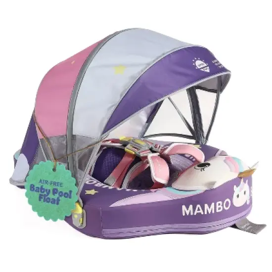 Mambobaby Sunny Navigator Baby Pool Float with Canopy image {17}