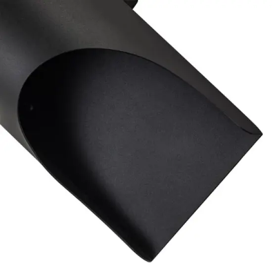 C Cattleya 2-Light Matte Black Integrated LED Outdoor Hardwired Wall Lantern Sconces (2-Pack) image {3}