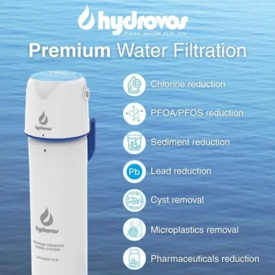 Hydrovos Replacement Filter for HV-DWSP-FF Under Sink Water Filtration System image {2}