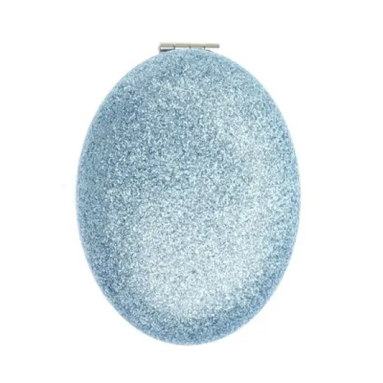 Unique Bargains Portable Oval Makeup Mirror 1 Pc image {5}