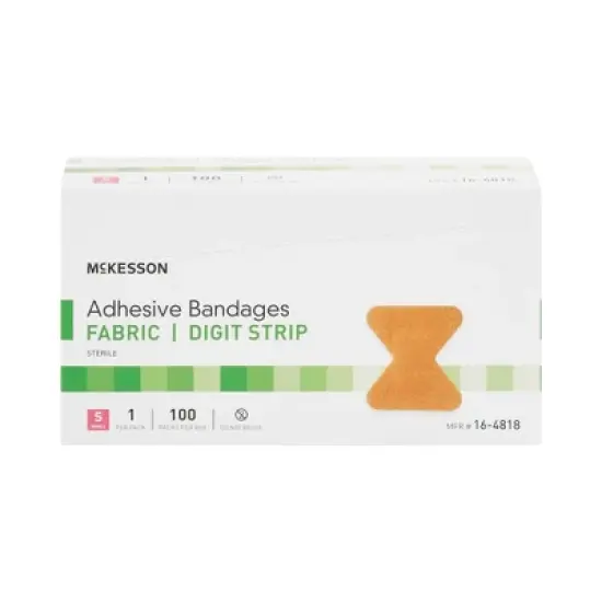McKesson Adhesive Bandages, Fabric Digit Strips image {3}