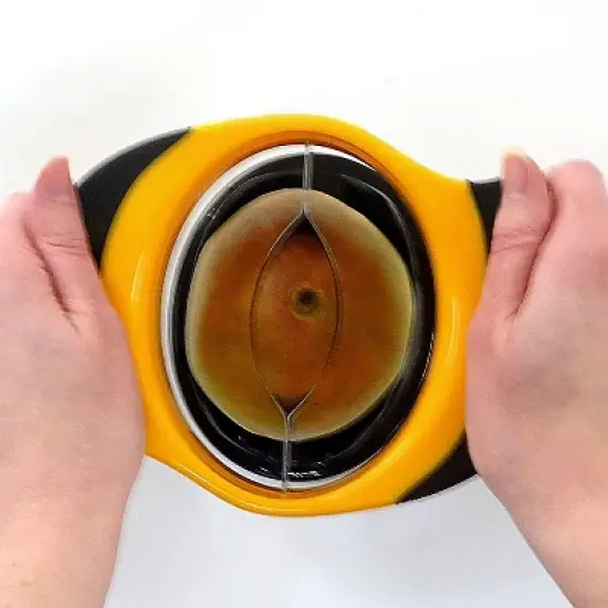 Norpro Grip-EZ 2-Section Stainless Steel Mango Slicer image {5}