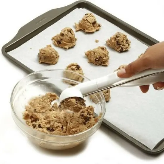 Norpro Cookie Dough / Ice Cream Scoop - Fruit Melon Baller Meatball Spoon image {1}