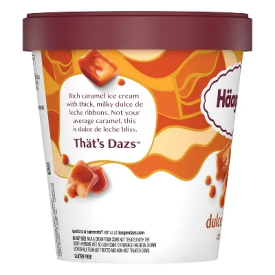 Haagen-Dazs Dulce de Leche Caramel Ice Cream - 14 fl oz image {6}
