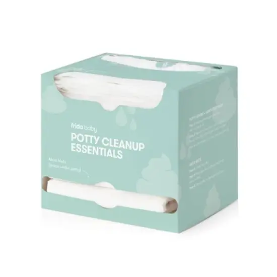 Frida Baby Potty Cleanup Essentials Leak-Proof Potty Liners and Disposable Floor Pads For Potty Training image {6}
