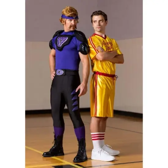 HalloweenCostumes.com Men's Dodgeball Purple Cobras Halloween Costume | Adult Officially Licensed Uniform for Cosplay image {7}