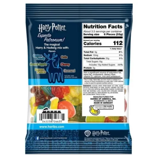 HARIBO Harry Potter Halloween  Chewy Gummy Candy - 4oz image {1}
