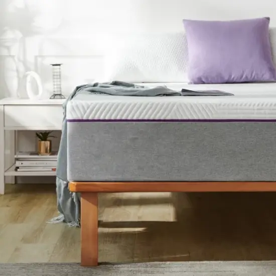 Wuleitex 12 inches No-Noise Medium  Memory Foam Mattress Infused Gel image {8}