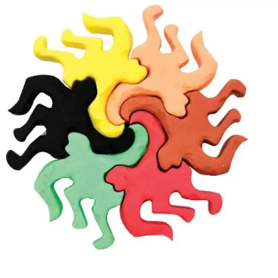 Geddes Big Foot Puzzle Erasers - 24 per display image {2}