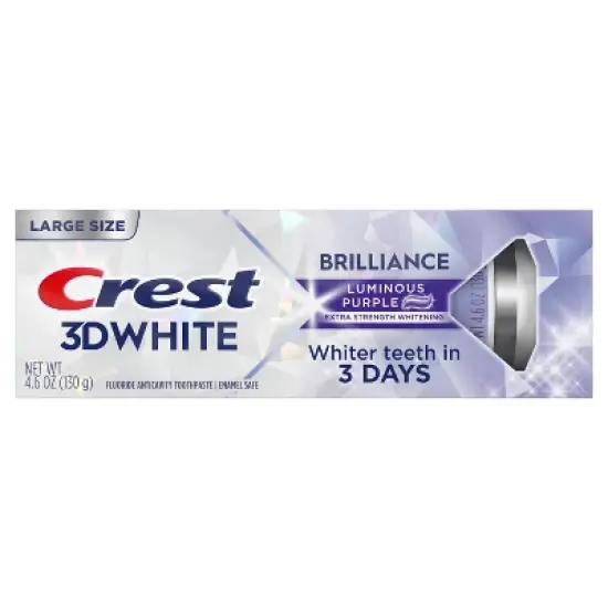 Crest 3D White Brilliance Luminous Purple Toothpaste - 4.6oz image {13}