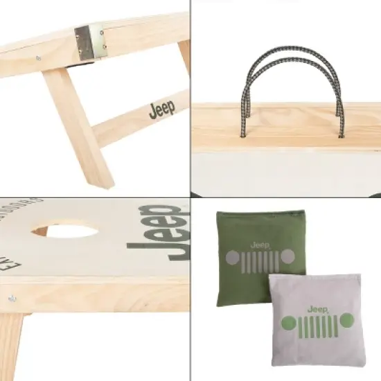 Jeep Mountain Cornhole Toss Game with 8 Bean Bags image {4}