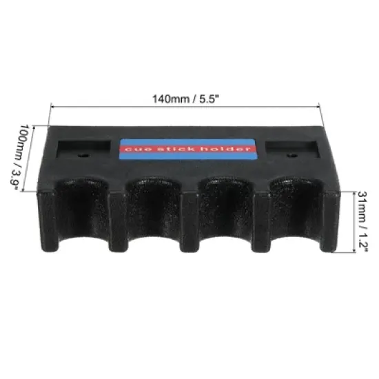 Unique Bargains Plastic Portable Sturdy Easy to Carry Billiard Cue Racks image {1}
