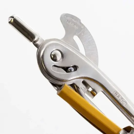 BAZIC Products&reg; Metal Ball Bearing Compass with #2 Wood Pencil, Pack of 12 image {5}