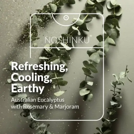 NOSHINKU Refillable Eucalyptus Ultra-Moisturizing Pocket Sanitizer - Travel Size - 20 ml image {2}