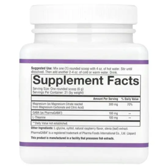 Youtheory Relax, Magnesium Powder, Berry, 4.4 oz (126 g) image {1}