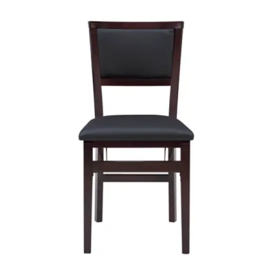 2pc Claire Folding Chair Espresso - Linon image {3}